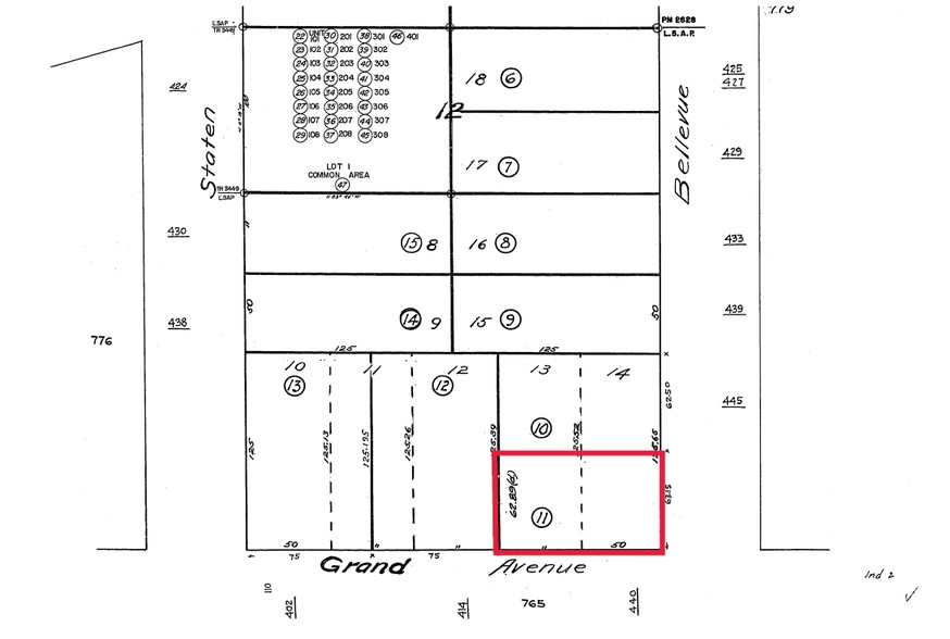 440 Grand Ave, Oakland, CA à vendre - Plan cadastral - Image 1 de 1