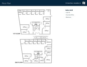 101-109 State Pl, Escondido, CA à louer Plan d’étage- Image 1 de 1