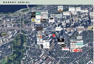 122 Belvidere St, Boston, MA - AERIAL map view