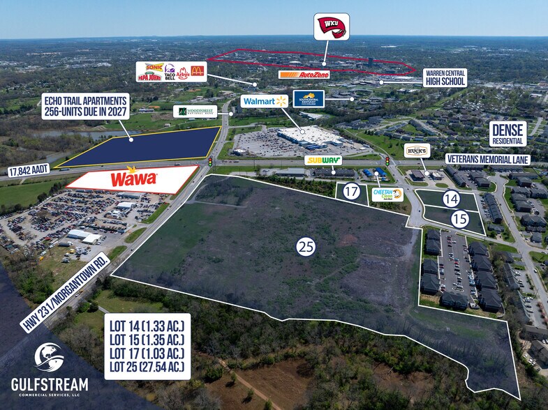 575 Seymour Dr, Bowling Green, KY for sale - Aerial - Image 1 of 3