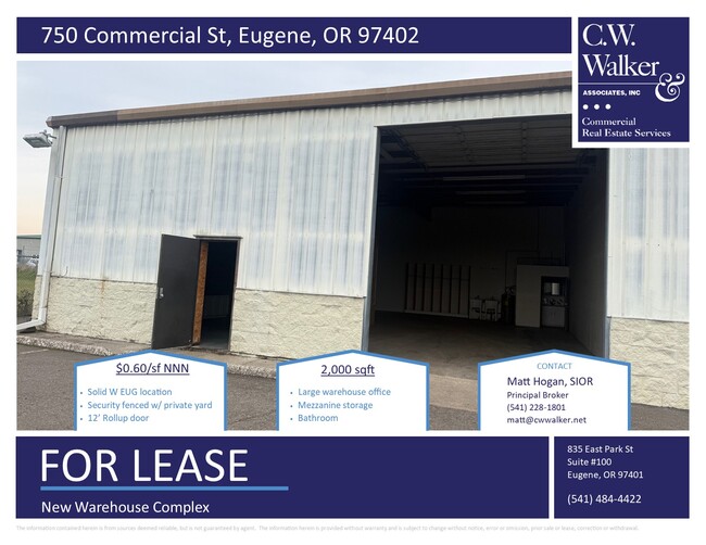 More details for 750 Commercial St, Eugene, OR - Industrial for Lease