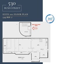 530 Bush St, San Francisco, CA à louer Plan d’étage- Image 1 de 1