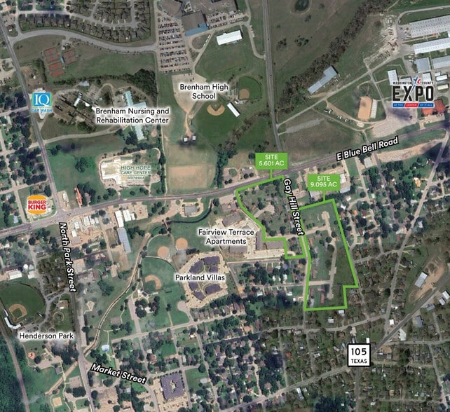 0 E Blue Bell Road, Brenham, TX for sale - Building Photo - Image 2 of 4