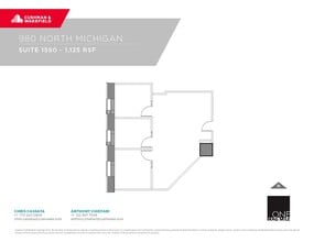 980 N Michigan Ave, Chicago, IL à louer Plan d’étage- Image 1 de 1
