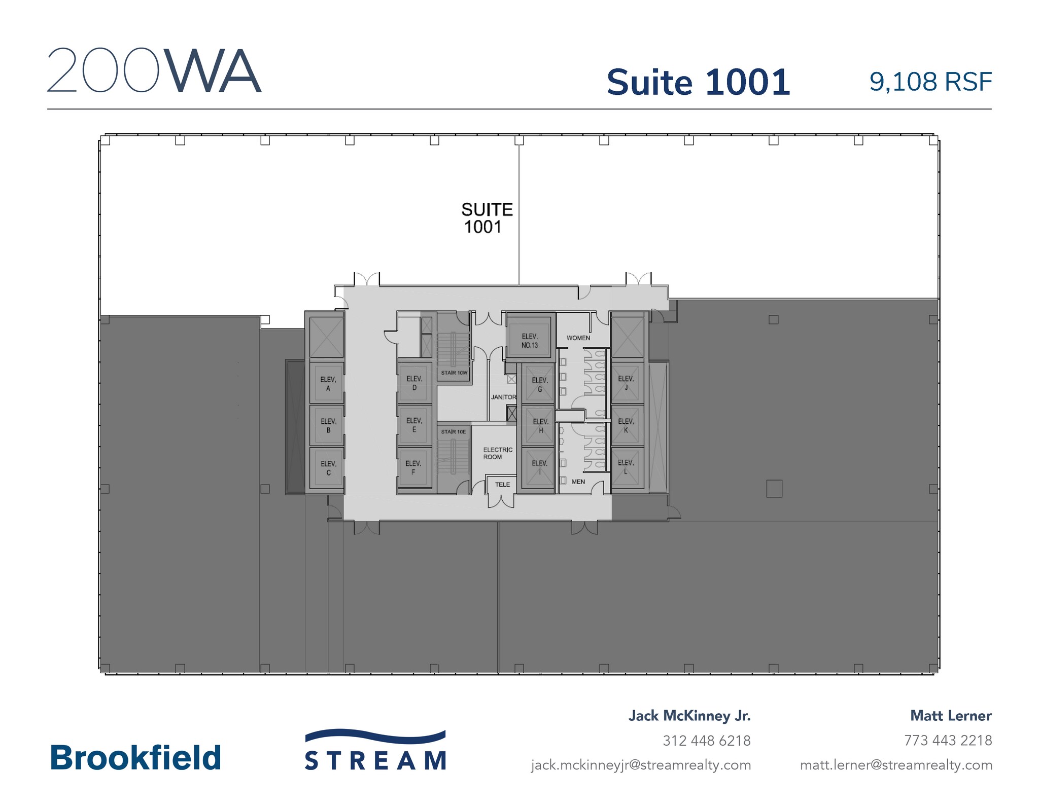 200 W Adams St, Chicago, IL for lease Floor Plan- Image 1 of 1