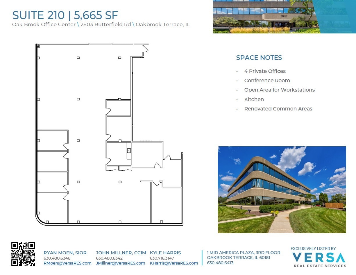 2707 Butterfield Rd, Oak Brook, IL for lease Floor Plan- Image 1 of 1