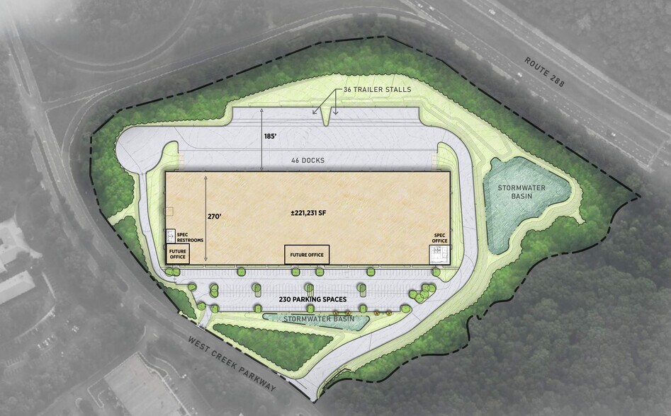 12839 Westcreek Dr, Richmond, VA à louer - Plan de site - Image 3 de 3