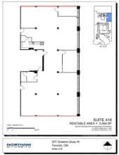 207 Queens Quay W, Toronto, ON à louer Plan d’étage- Image 1 de 1