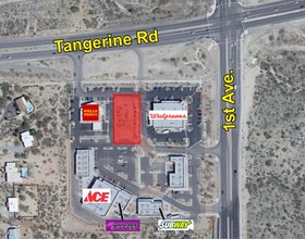 500 E Tangerine Rd, Tucson, AZ - aerial  map view