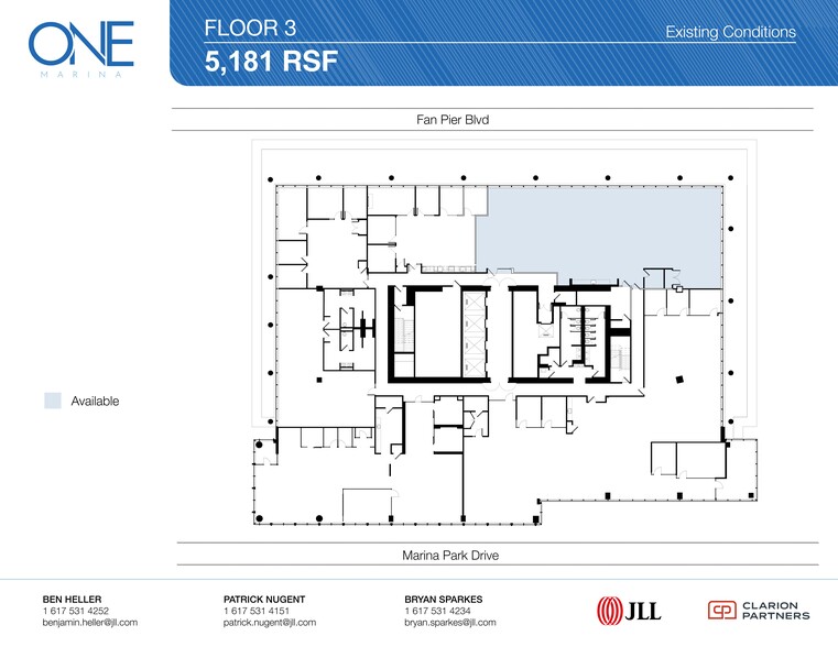 1 Marina Park Dr, Boston, MA à louer - Plan de site - Image 2 de 2