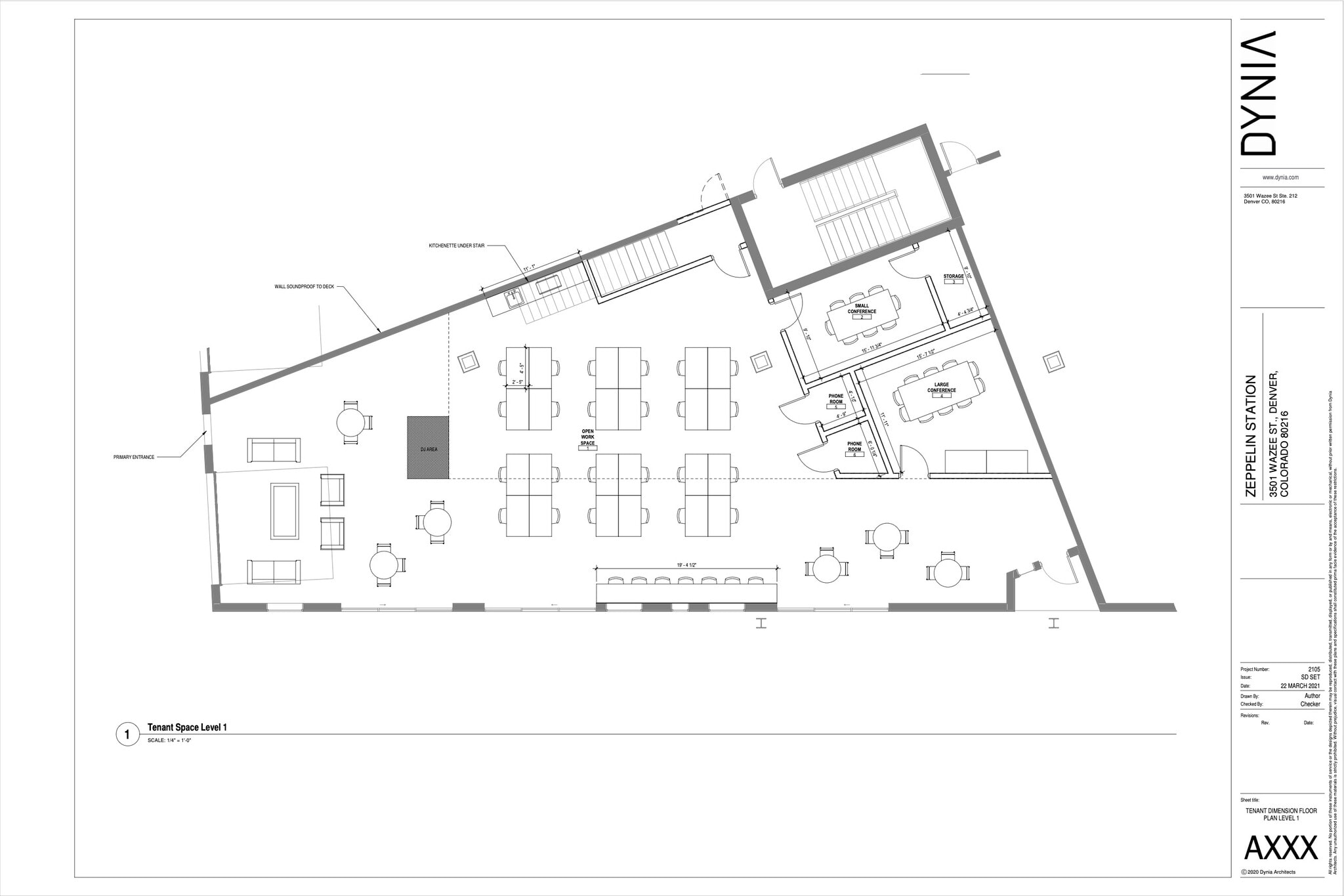 3501 Wazee St, Denver, CO for lease Floor Plan- Image 1 of 2