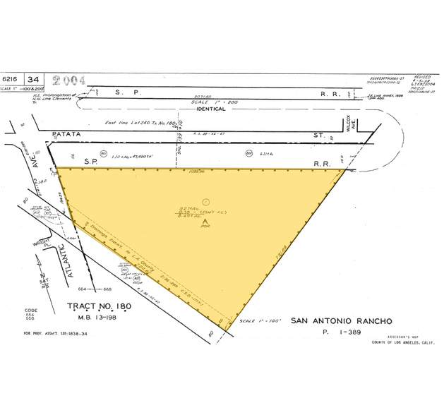 8610 S Atlantic Ave, South Gate, CA for lease - Plat Map - Image 3 of 3
