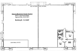28721 Canwood St, Agoura Hills, CA for lease Floor Plan- Image 1 of 2