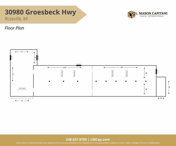 30980 Groesbeck Hwy, Roseville, MI à vendre - Plan d’étage - Image 2 de 2