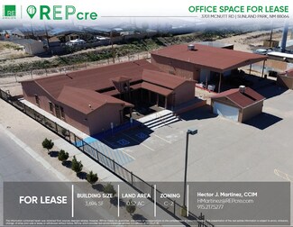 Plus de détails pour 3701 McNutt Rd, Sunland Park, NM - Bureau à louer