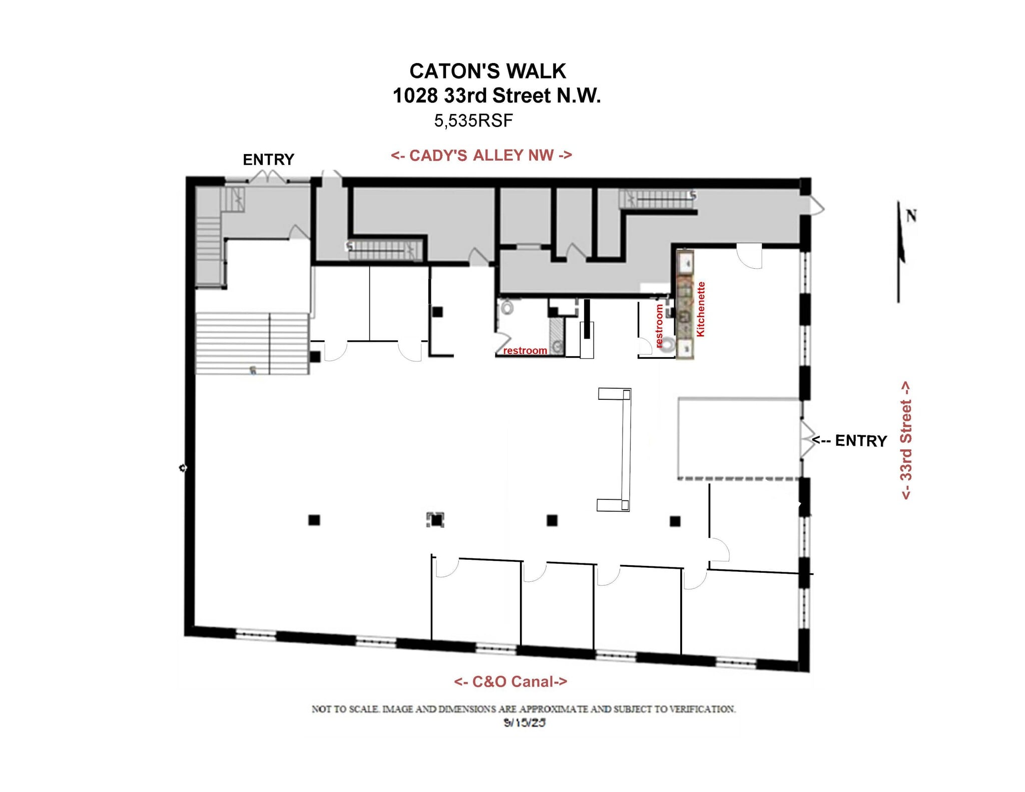 1028 33rd St NW, Washington, DC for lease Floor Plan- Image 1 of 15