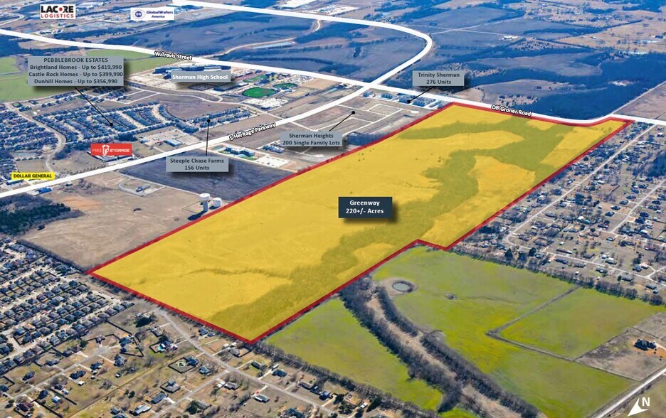 OB Groner Road, Sherman, TX à vendre - Aérien - Image 2 de 3