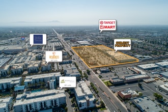 7490-7664 Edinger Ave, Huntington Beach, CA - Aerial map view