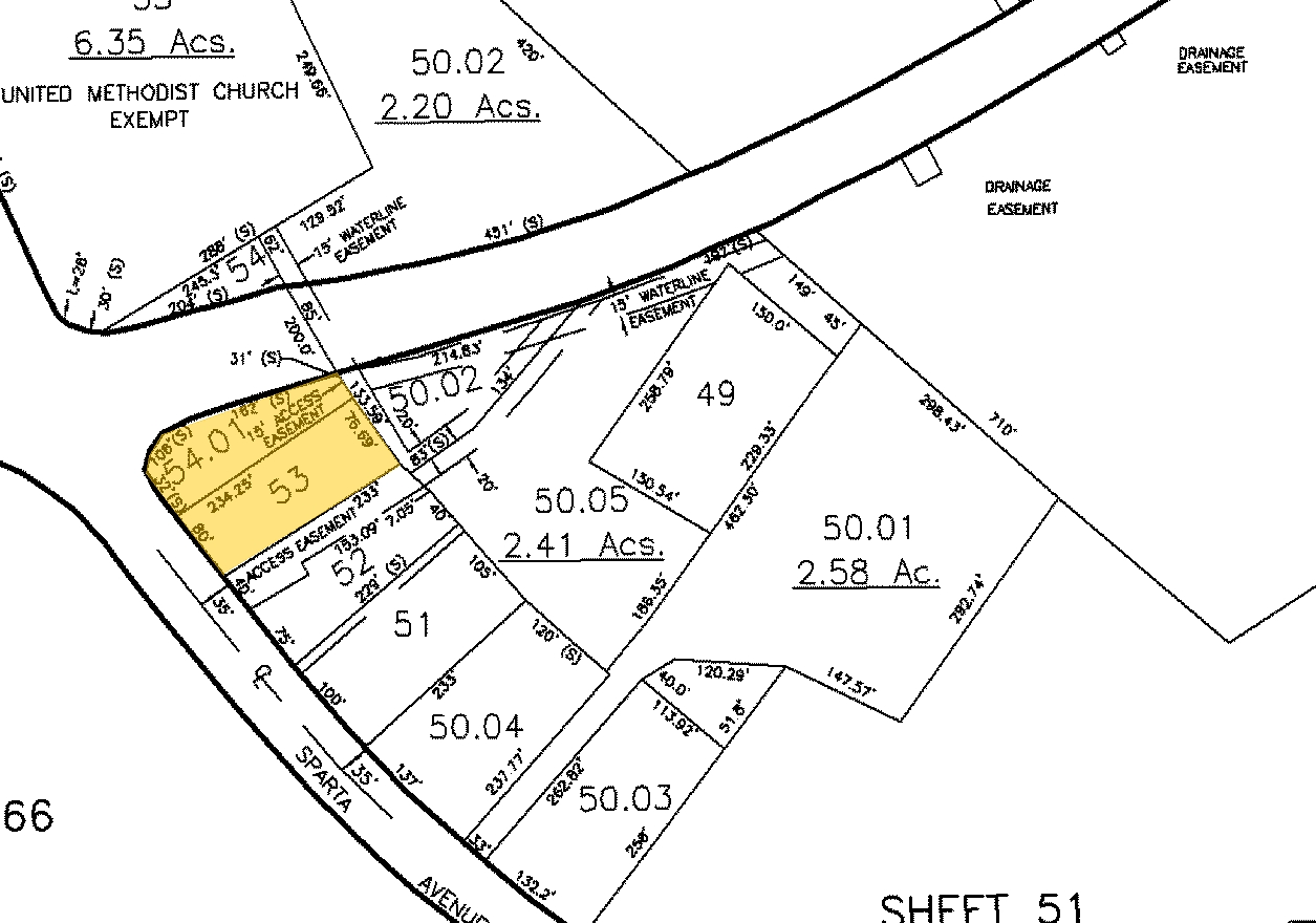 61 Sparta Ave, Sparta, NJ à vendre Plan cadastral- Image 1 de 1