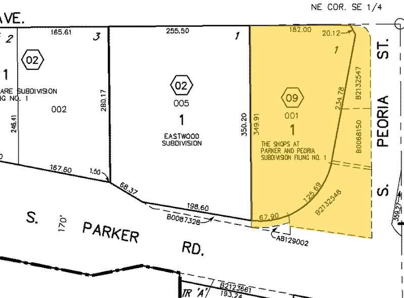 S Peoria St, Aurora, CO for lease - Plat Map - Image 3 of 3