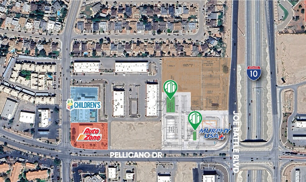 12295 Pellicano Dr, El Paso, TX à louer - Photo du bâtiment - Image 2 de 3
