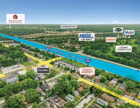 17100 S Dixie Hwy, Hazel Crest, IL - AÉRIEN  Vue de la carte