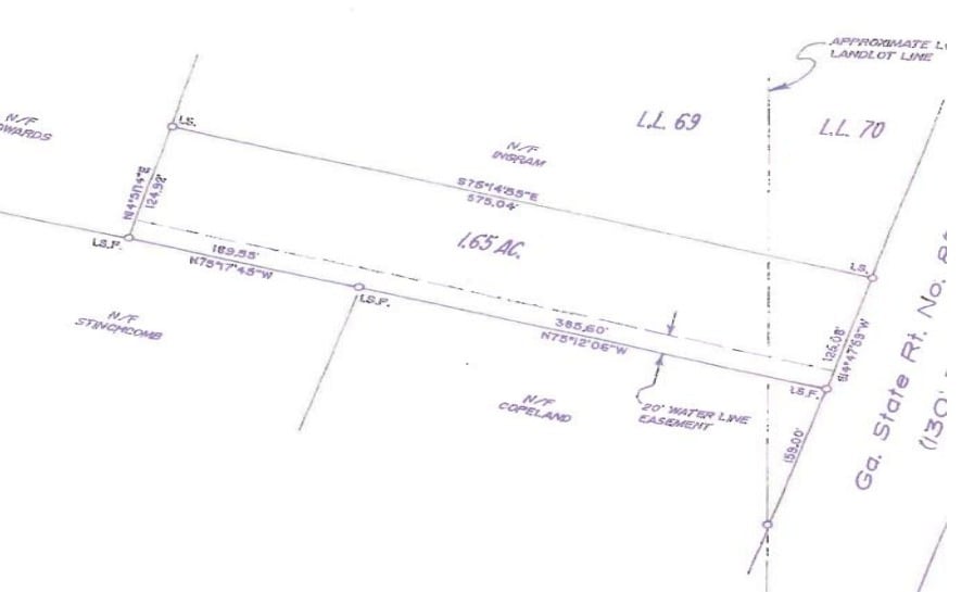 0 Hwy 85 S, Fayetteville, GA for sale - Plat Map - Image 2 of 2
