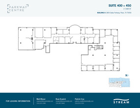 2805 Dallas Pkwy, Plano, TX à louer Plan d’étage- Image 2 de 2