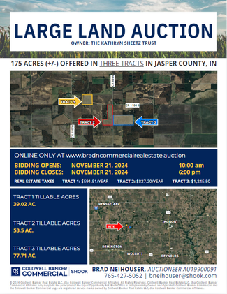 Plus de détails pour Large Land Auction – Terrain à vendre