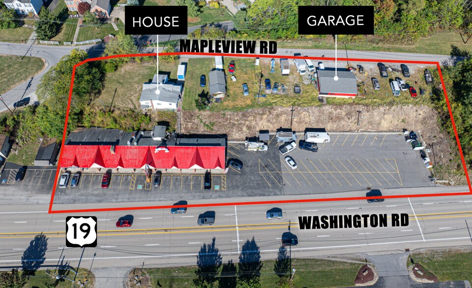 1825 Washington Rd, Washington, PA à vendre - Aérien - Image 2 de 3
