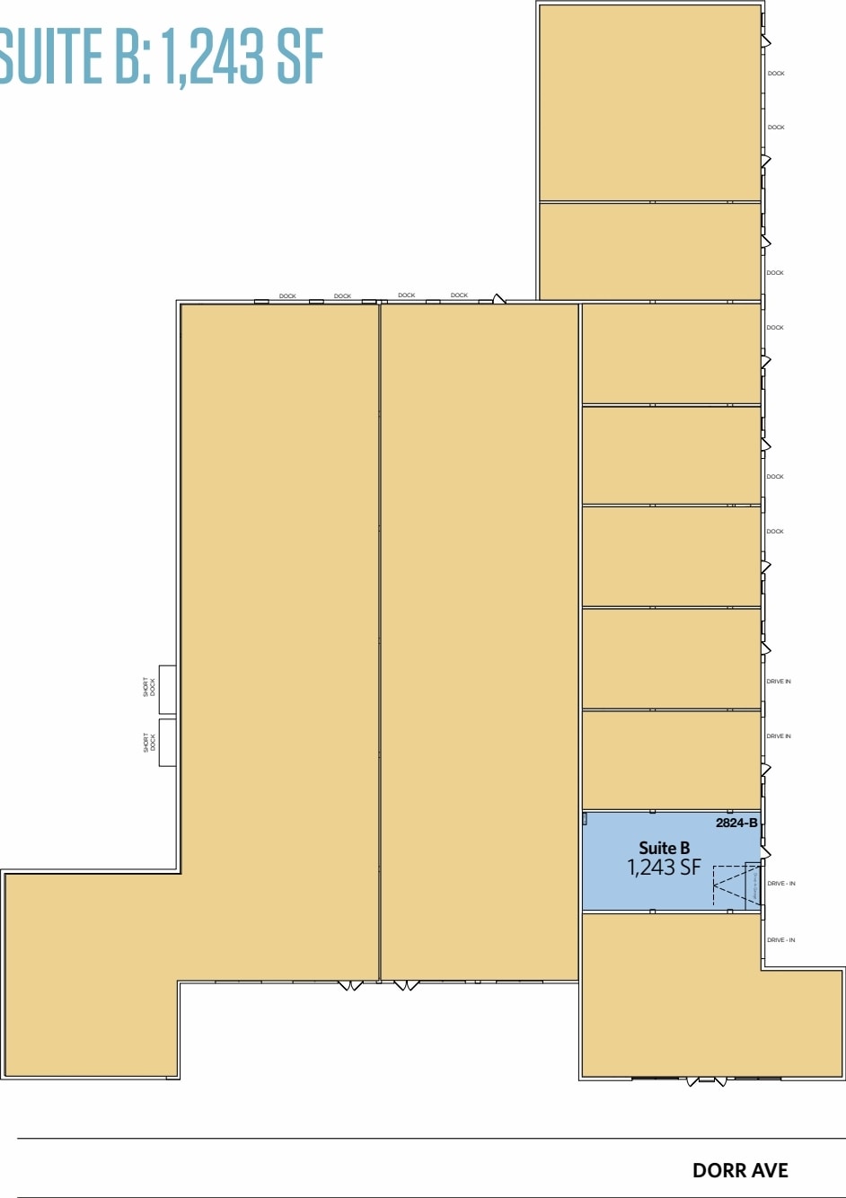 2824-2830 Dorr Ave, Fairfax, VA à louer Plan d’étage- Image 1 de 1