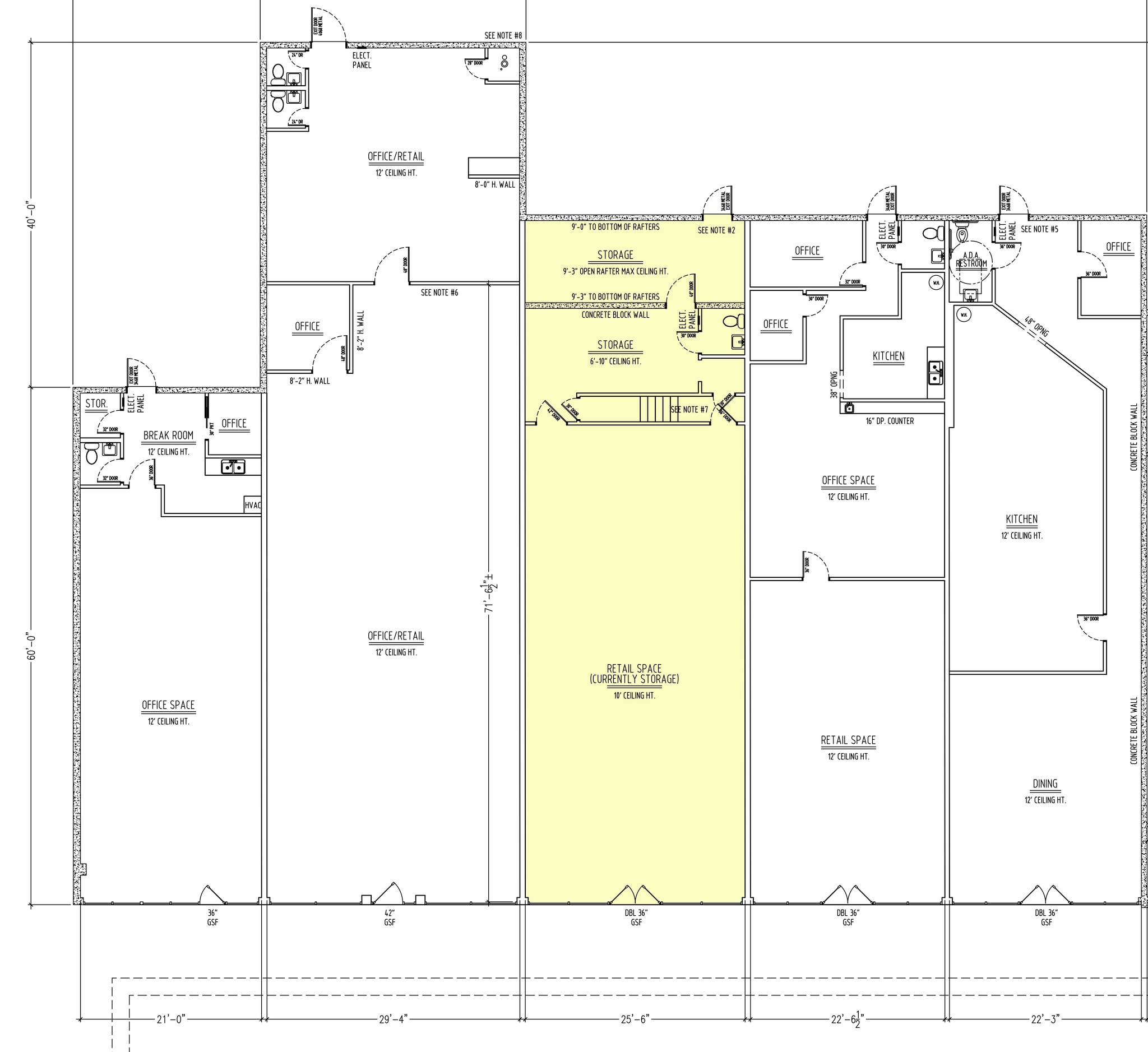 1921 Oroville Dam Blvd, Oroville, CA à louer Plan d’étage- Image 1 de 1