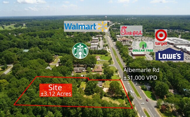 More details for 8705 Albemarle Rd, Charlotte, NC - Land for Sale