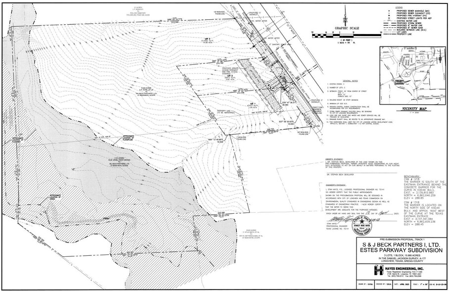 3609 Estes Pkwy, Longview, TX à vendre - Plan cadastral - Image 2 de 2