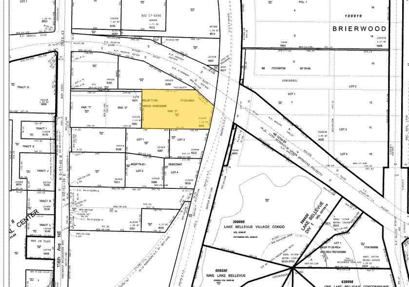 1370 116th Ave NE, Bellevue, WA à louer - Plan cadastral - Image 2 de 6