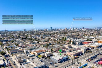 1900-1902 E Anaheim St, Long Beach, CA - Aérien Vue de la carte