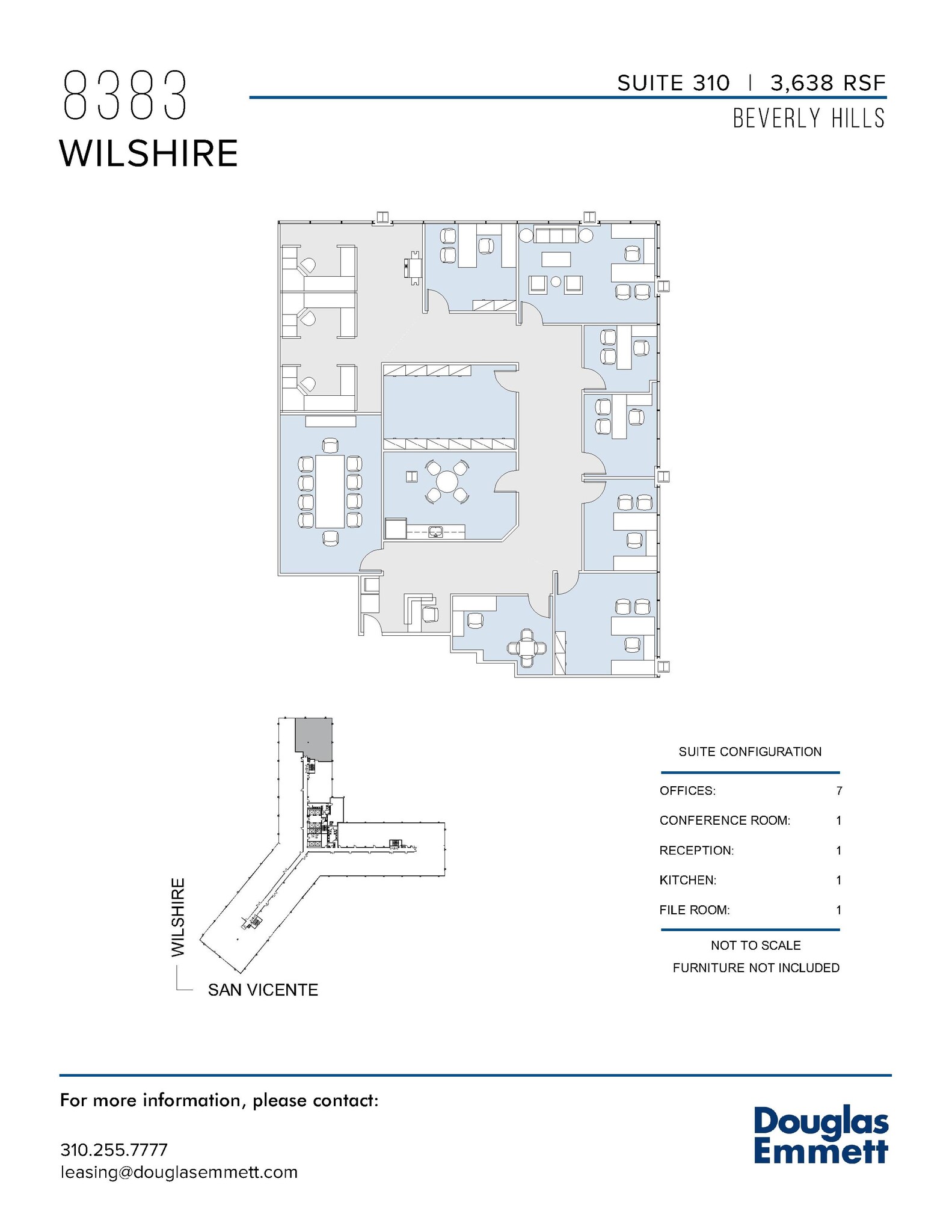 8383 Wilshire Blvd, Beverly Hills, CA à louer Plan d  tage- Image 1 de 1