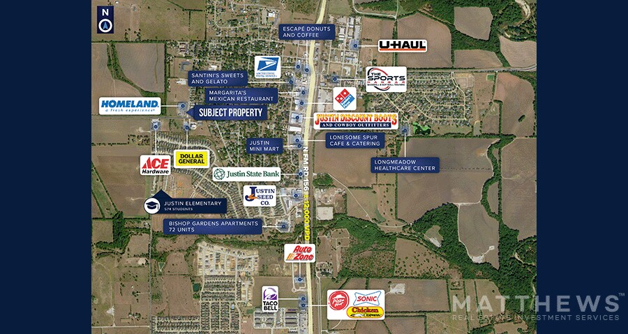 914 W 1st St, Justin, TX à louer - Photo du bâtiment - Image 3 de 6