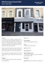305 Brompton Rd, London for lease Site Plan- Image 1 of 1