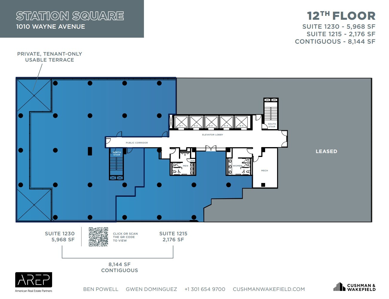 1100 Wayne Ave, Silver Spring, MD à louer Plan d’étage- Image 1 de 1