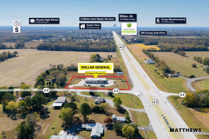 100 Highway 64, Killen, AL for sale - Building Photo - Image 3 of 3