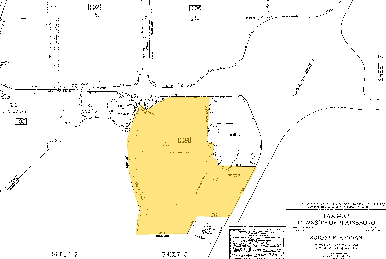 1 Rockingham Row, Princeton, NJ à louer - Plan cadastral - Image 3 de 4