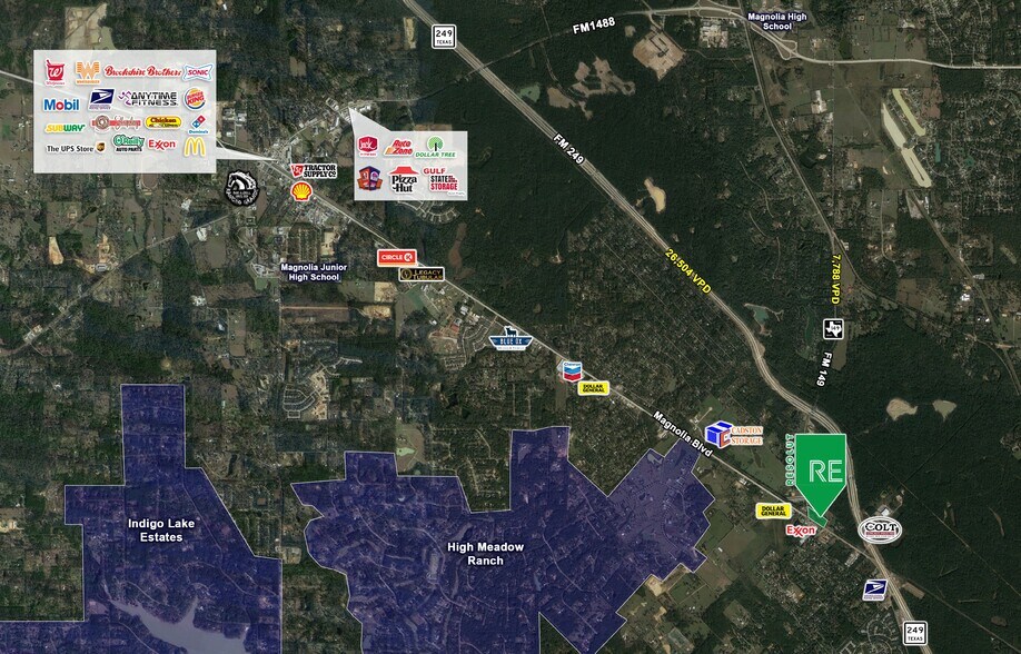 35502 FM 149 Rd, Pinehurst, TX à louer - Aérien - Image 3 de 3