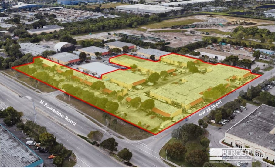 2075 N Powerline Rd, Pompano Beach, FL for lease - Aerial - Image 1 of 8