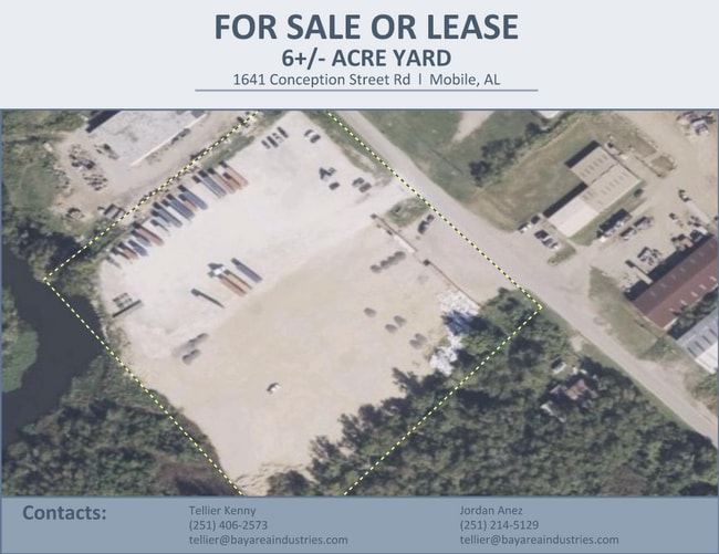 Plus de détails pour 1641 Conception Street Rd, Mobile, AL - Terrain à vendre