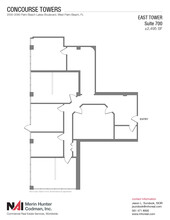 2090 Palm Beach Lakes Blvd, West Palm Beach, FL à louer Plan d  tage- Image 1 de 21