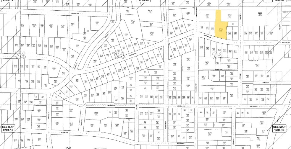 2404-2410 1/2 Van Dyke Ave, Raleigh, NC à vendre - Plan cadastral - Image 1 de 10