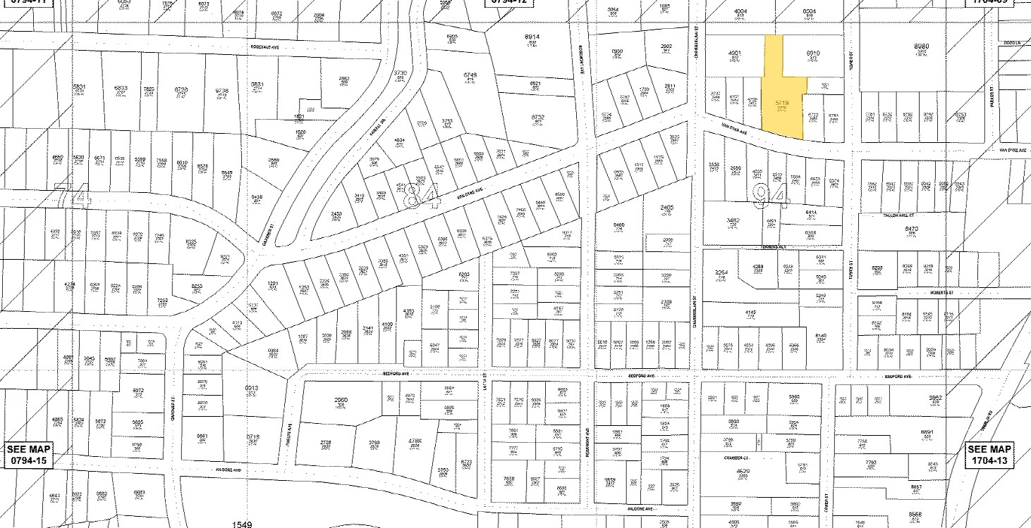 2404-2410 1/2 Van Dyke Ave, Raleigh, NC for sale Plat Map- Image 1 of 11