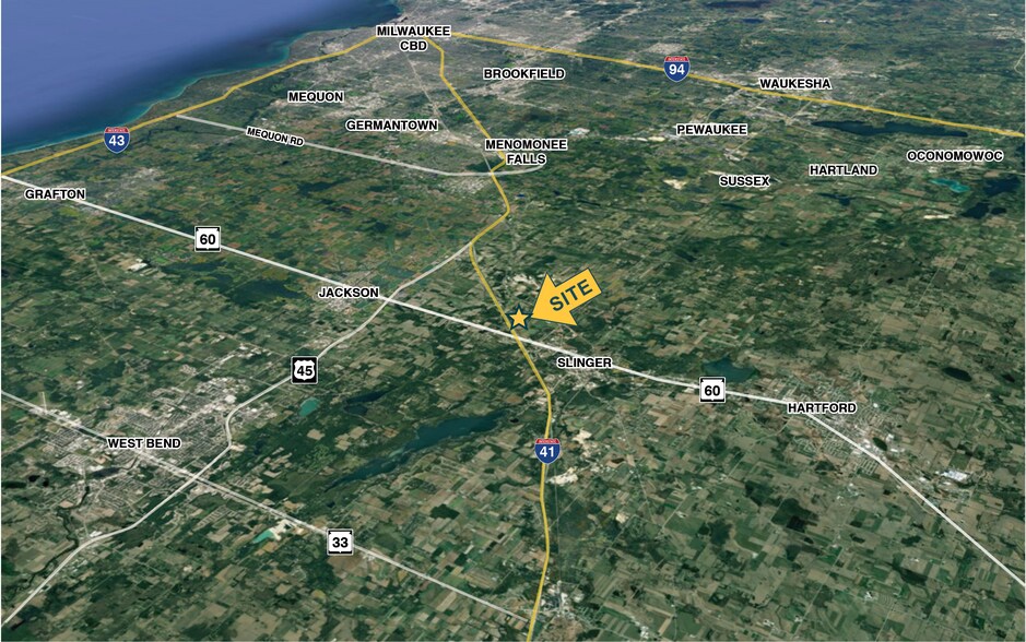 SWQ I-41 & State Road 60, Slinger, WI for sale - Building Photo - Image 3 of 4