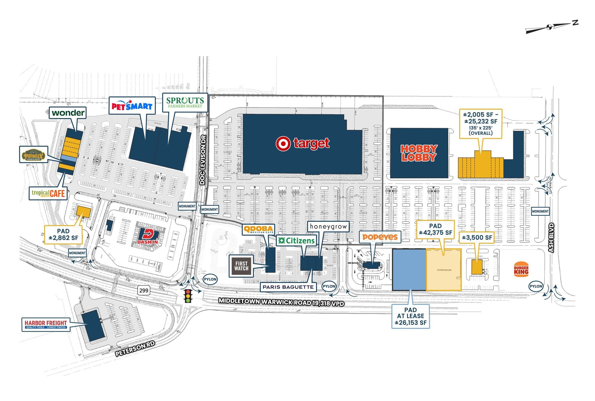 Route 301, Middletown, DE for lease Site Plan- Image 1 of 1
